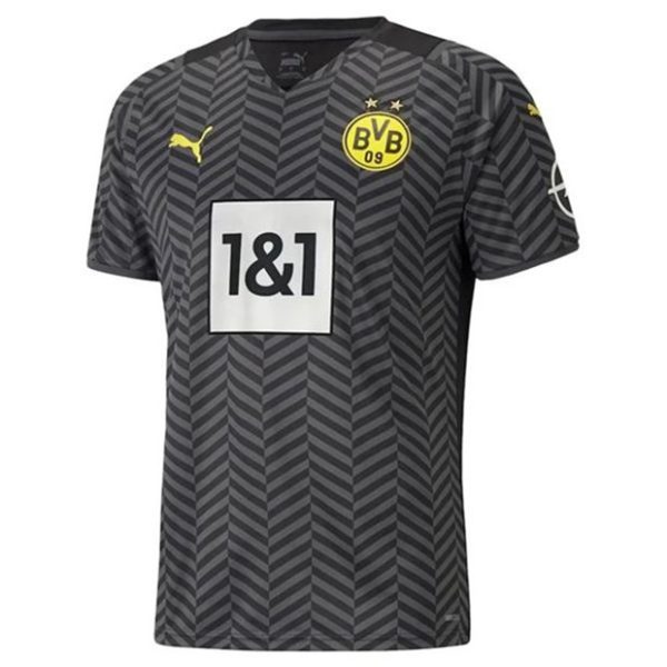 camiseta de futbol BVB Borussia Dortmund Eden Hazard 10 Segunda Equipación 2021 2022