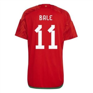 camiseta de futbol Bale 11 Gales Primera Equipación 2022