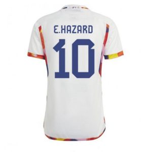 camiseta de futbol Bélgica Eden Hazard 10 Segunda Equipación 2022