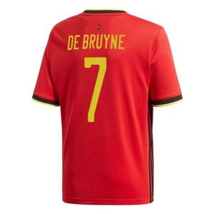 camiseta de futbol Bélgica Kevin De Bruyne 7 Primera Equipación 2021