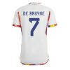 camiseta de futbol Bélgica Kevin De Bruyne 7 Primera Equipación 2022