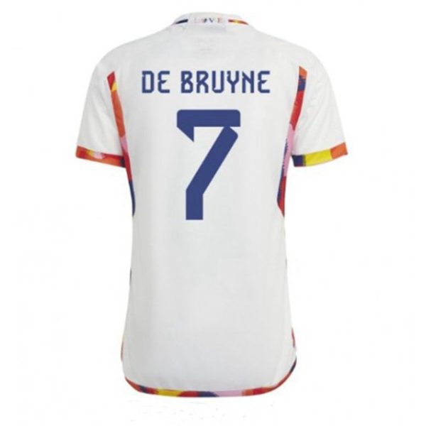 camiseta de futbol Bélgica Kevin De Bruyne 7 Primera Equipación 2022
