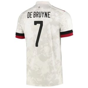 camiseta de futbol Bélgica Kevin De Bruyne 7 Segunda Equipación 2021