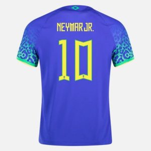 camiseta de futbol Brasil Neymar JR 10 Segunda Equipación 2022