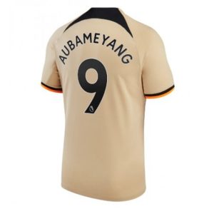 camiseta de futbol Chelsea Aubameyang 9 Tercera Equipación 2022-23