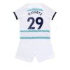 camiseta de futbol Chelsea Kai Havertz 29 Segunda Equipación Niño Kit 2022-23