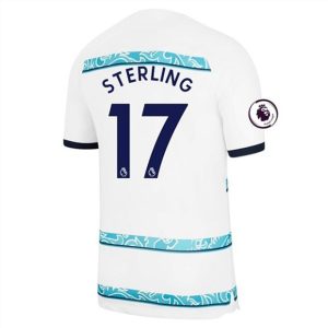 camiseta de futbol Chelsea Raheem Sterling 17 Segunda Equipación 2022-23