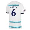camiseta de futbol Chelsea T. Silva 6 Segunda Equipación 2022-23