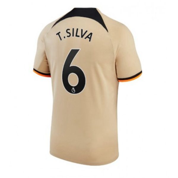 camiseta de futbol Chelsea T. Silva 6 Tercera Equipación 2022-23
