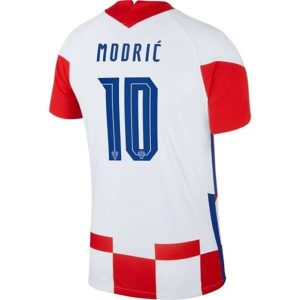 camiseta de futbol Croacia Luka Modrić 10 Primera Equipación 2021