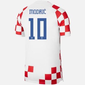 camiseta de futbol Croacia Luka Modrić 10 Primera Equipación 2022