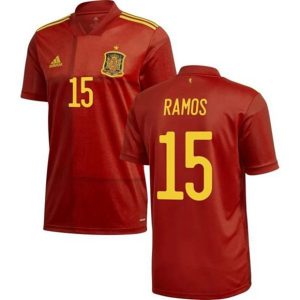 camiseta de futbol España Sergio Ramos 15 Primera Equipación 2021