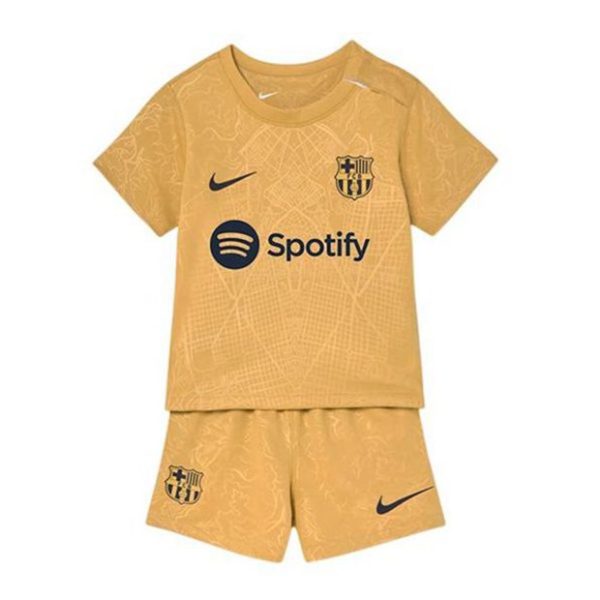 camiseta de futbol FC Barcelona Ansu Fati 10 Segunda Equipación Niño Kit 2022-23