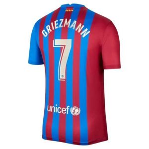 camiseta de futbol FC Barcelona Antoine Griezmann 7 Primera Equipación 2021 2022