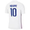 camiseta de futbol Francia Kylian Mbappé 10 Segunda Equipación 2021