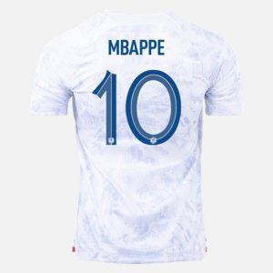 camiseta de futbol Francia Kylian Mbappé 10 Segunda Equipación 2022