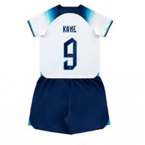 camiseta de futbol Inglaterra Kane 9 Primera Equipación Niño Kit 2022