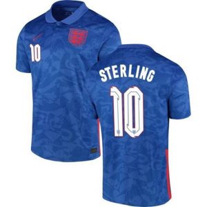 camiseta de futbol Inglaterra Raheem Sterling 10 Segunda Equipación 2021