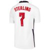 camiseta de futbol Inglaterra Raheem Sterling 7 Primera Equipación 2021
