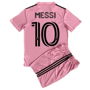 camiseta de futbol Inter Miami CF Messi 10 Primera Equipación Niño Kit 2023-2024
