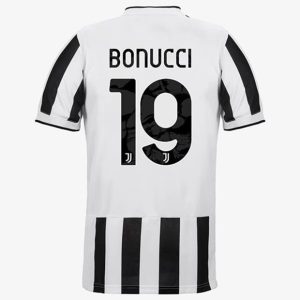camiseta de futbol Juventus Leonardo Bonucci 19 Primera Equipación 2021 2022