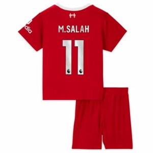 camiseta de futbol Liverpool M.Salah 11 Primera Equipación Niño Kit 2023-2024