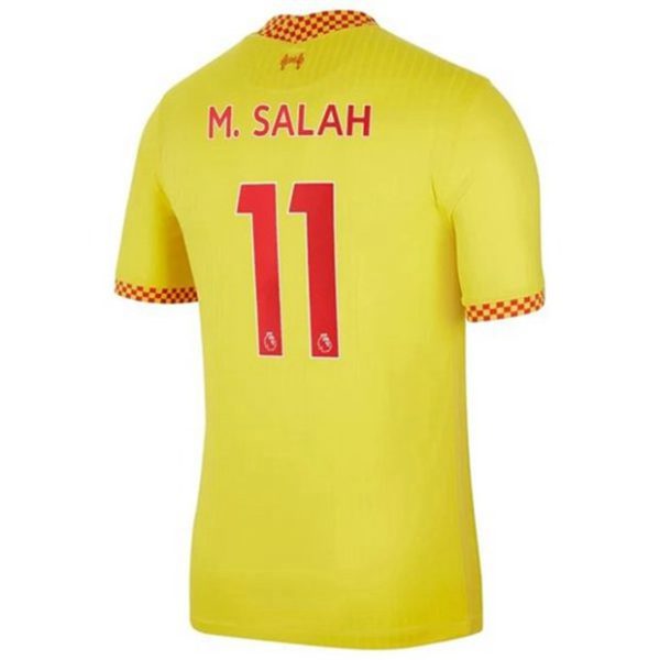 camiseta de futbol Liverpool M.Salah 11 Tercera Equipación 2021 2022