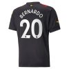 camiseta de futbol Manchester City Bernardo Silva 20 Segunda Equipación 2022-23