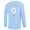 camiseta de futbol Manchester City Erling Haaland 9 Primera Equipación 2023-2024 - Manga Larga