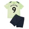 camiseta de futbol Manchester City Erling Haaland 9 Tercera Equipación Niño Kit 2022-23