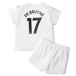 camiseta de futbol Manchester City Kevin De Bruyne 17 Segunda Equipación Niño Kit 2021-22