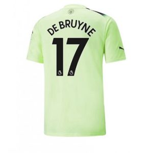camiseta de futbol Manchester City Kevin De Bruyne 17 Tercera Equipación 2022-23