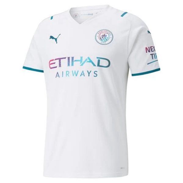 camiseta de futbol Manchester City Raheem Sterling 7 Segunda Equipación 2021 2022