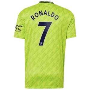 camiseta de futbol Manchester United Cristiano Ronaldo 7 Tercera Equipación 2022 23