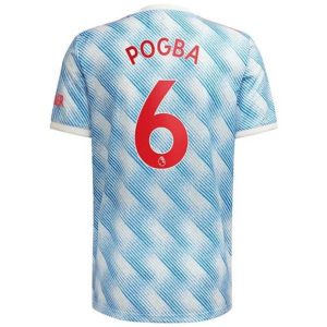camiseta de futbol Manchester United Paul Pogba 6 Segunda Equipación 2021 2022