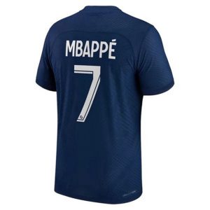 camiseta de futbol Paris Saint Germain PSG Kylian Mbappé 7 Primera Equipación 2022-23