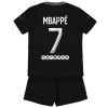 camiseta de futbol Paris Saint Germain PSG Kylian Mbappé 7 Tercera Equipación Niño Kit 2021-22