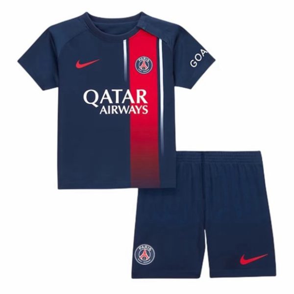 camiseta de futbol Paris Saint Germain PSG Lionel Messi 30 Primera Equipación Niño Kit 2023-2024