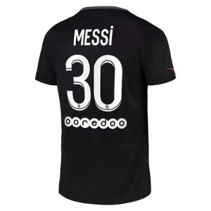 camiseta de futbol Paris Saint Germain PSG Lionel Messi 30 Tercera Equipación 2021 2022