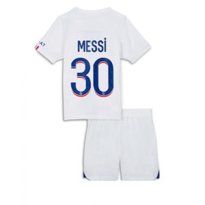 camiseta de futbol Paris Saint Germain PSG Lionel Messi 30 Tercera Equipación Niño Kit 2022 2023