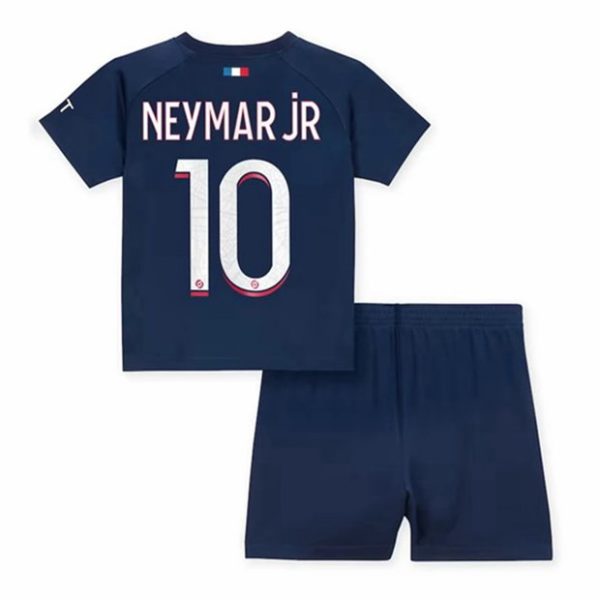 camiseta de futbol Paris Saint Germain PSG Neymar Jr 10 Primera Equipación Niño Kit 2023-2024