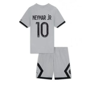 camiseta de futbol Paris Saint Germain PSG Neymar Jr 10 Segunda Equipación Niño Kit 2022-23