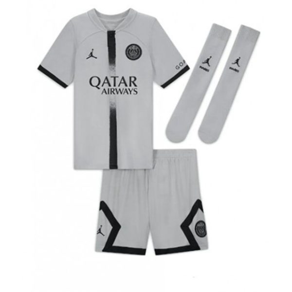 camiseta de futbol Paris Saint Germain PSG Neymar Jr 10 Segunda Equipación Niño Kit 2022-23