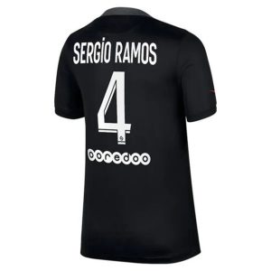 camiseta de futbol Paris Saint Germain PSG Sergio Ramos 4 Tercera Equipación 2021 2022