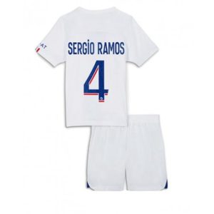 camiseta de futbol Paris Saint Germain PSG Sergio Ramos 4 Tercera Equipación Niño Kit 2022-23