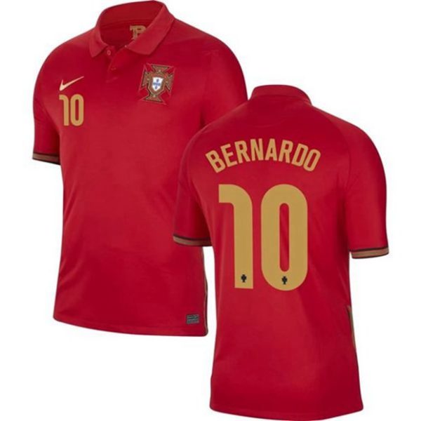 camiseta de futbol Portugal Bernardo Silva 10 Primera Equipación 2021