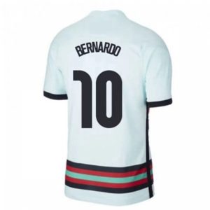 camiseta de futbol Portugal Bernardo Silva 10 Segunda Equipación 2021