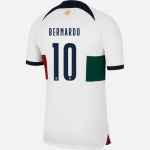 camiseta de futbol Portugal Bernardo Silva 10 Segunda Equipación 2022
