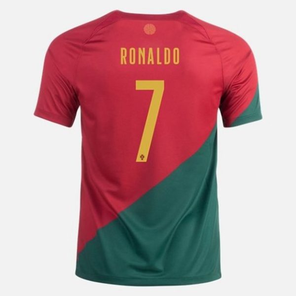 camiseta de futbol Portugal Cristiano Ronaldo 7 Primera Equipación 2022
