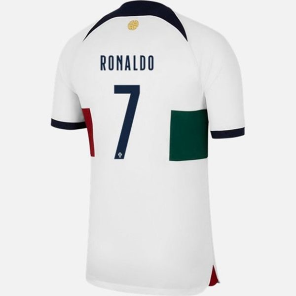 camiseta de futbol Portugal Cristiano Ronaldo 7 Segunda Equipación 2022